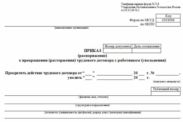 Что такое приказ об увольнении по собственному желанию и зачем он нужен