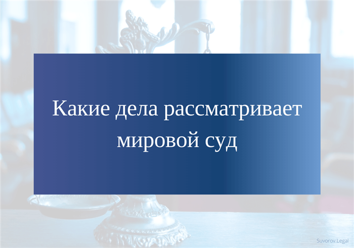 Мировой судья и рассмотрение дел о дееспособности