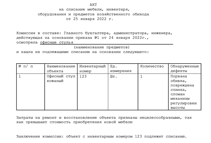 Как правильно оценить состояние стола